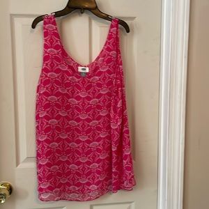 Old Navy pink tank top 2x